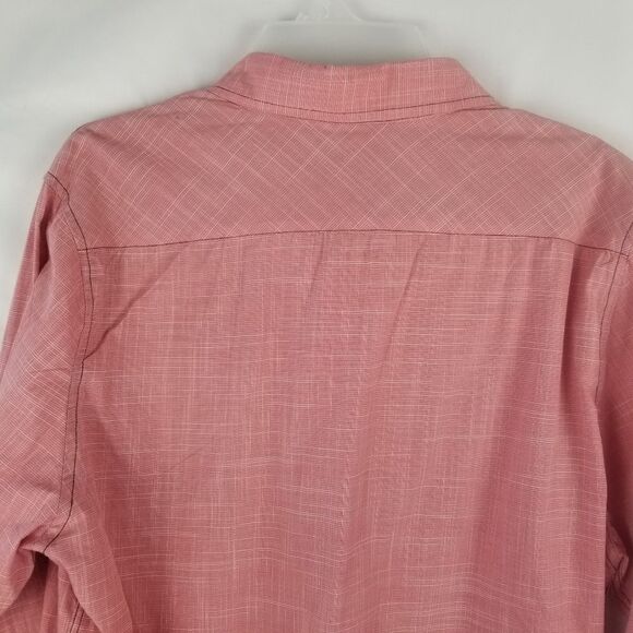 Eighty Eight Men's Casual Button Down Shirt in Red - Picture 13 of 15